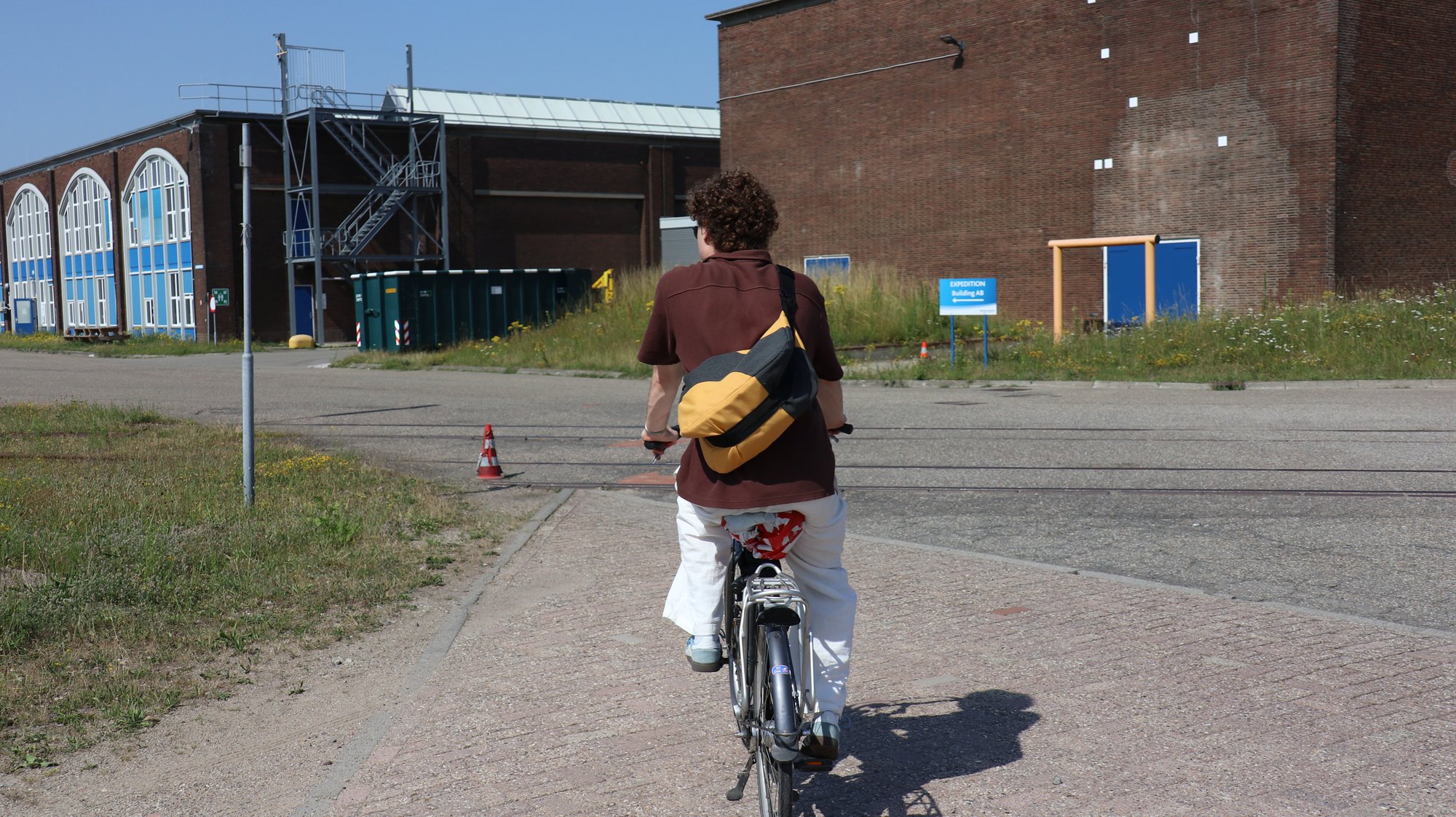 Worn while cycling